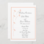 結婚式招待状 招待状 (正面/裏面)