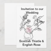 結婚式招待状 招待状 (正面/裏面)