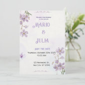 結婚式招待状 招待状 (スタンド正面)