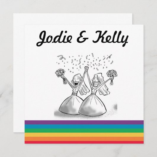 結婚式招待状 招待状 (正面/裏面)