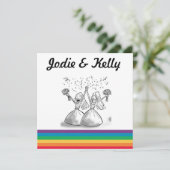 結婚式招待状 招待状 (スタンド正面)