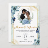 結婚式招待状 招待状 (正面/裏面)