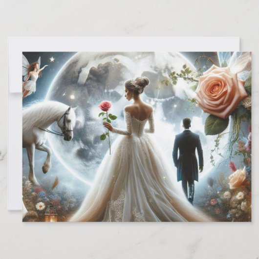 結婚式招待状 招待状 (正面)