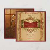 結婚式招待状 招待状 (正面/裏面)