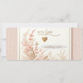 結婚式招待状 招待状 (裏面)