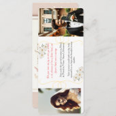 結婚式招待状 招待状 (正面/裏面)