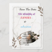 結婚式招待状 招待状 (正面/裏面)