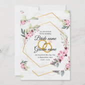 結婚式招待状 招待状 (正面)