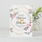 結婚式招待状 招待状 (スタンド正面)