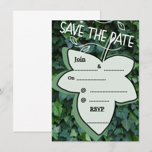 結婚式招待状 招待状 (正面/裏面)