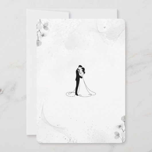 結婚式招待状 招待状 (裏面)