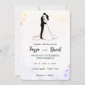 結婚式招待状 招待状 (正面)