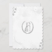 結婚式招待状 招待状 (裏面)