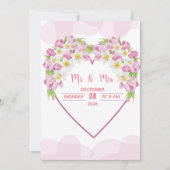 結婚式招待状 招待状 (正面)