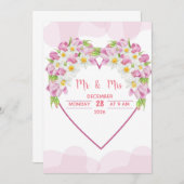 結婚式招待状 招待状 (正面/裏面)