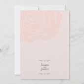 結婚式招待状 招待状 (裏面)