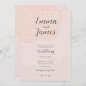 結婚式招待状 招待状 (正面/裏面)