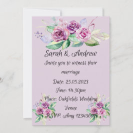 結婚式招待状 招待状