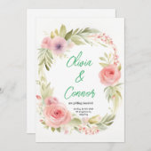 結婚式招待状 招待状 (正面/裏面)