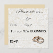 結婚式招待状 招待状 (正面/裏面)