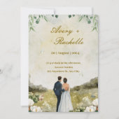 結婚式招待状 招待状 (正面)