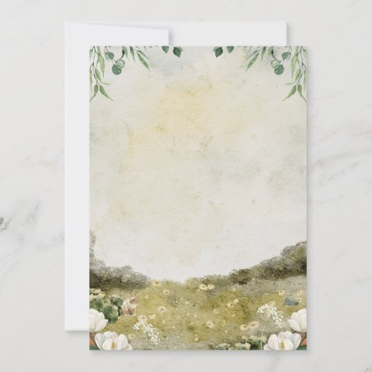 結婚式招待状 招待状 (裏面)