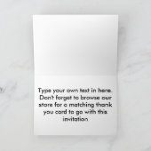 結婚式招待状 招待状 (内部)