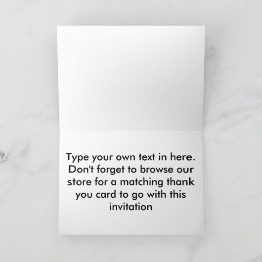 結婚式招待状 招待状 (内部)