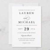 結婚式招待状 招待状 (正面)