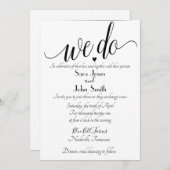 結婚式招待状 招待状 (正面/裏面)