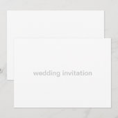 結婚式招待状 招待状 (正面/裏面)