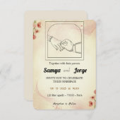 結婚式招待状 招待状 (正面/裏面)