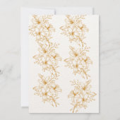 結婚式招待状 招待状 (裏面)