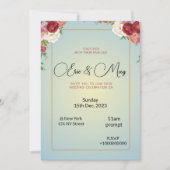 結婚式招待状 招待状 (正面)