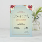 結婚式招待状 招待状 (スタンド正面)