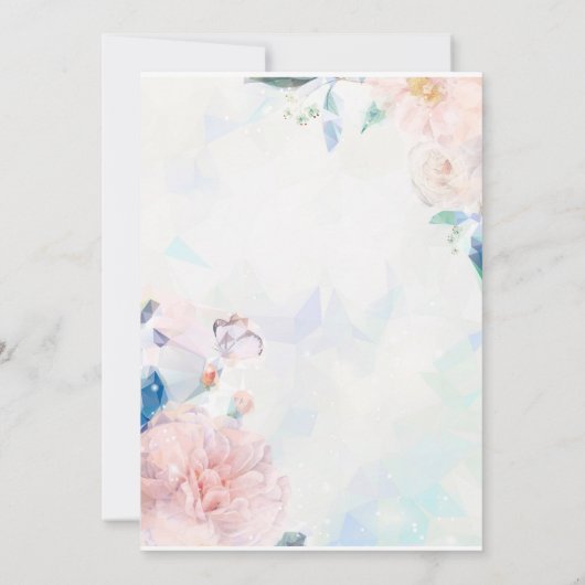 結婚式招待状 招待状 (裏面)