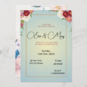 結婚式招待状 招待状 (正面/裏面)