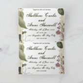 結婚式招待状 招待状 (内部)