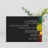 結婚式招待状|明るい夜 招待状 (スタンド正面)