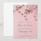 結婚式招待状, 春の招待 招待状 (正面/裏面)