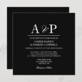 結婚式招待状|最初 招待状 (正面/裏面)