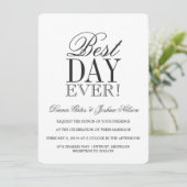 結婚式招待状|最高の日間 招待状 (スタンド正面)