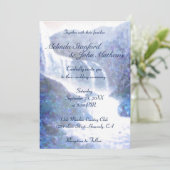 結婚式招待状|滝の紫 招待状 (スタンド正面)