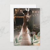 結婚式招待状 - 現代的でおしゃれなクラシックスタイル 招待状 (正面/裏面)