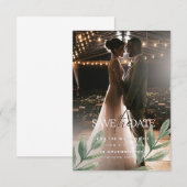 結婚式招待状 - 現代的でおしゃれなクラシック 招待状 (正面/裏面)