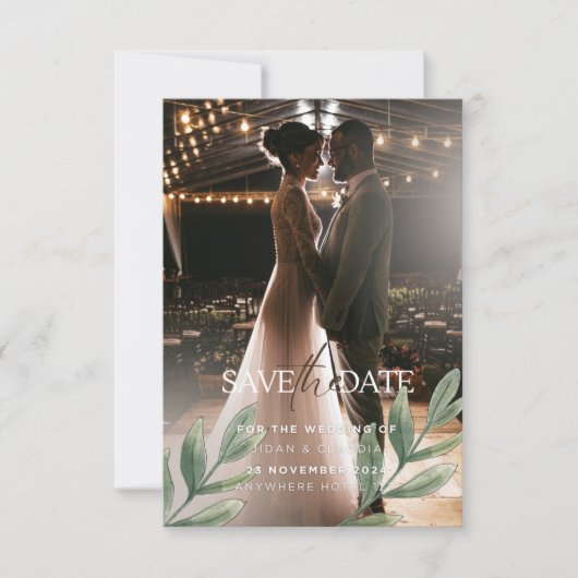 結婚式招待状 - 現代的でおしゃれ、クラシック 招待状 (正面)