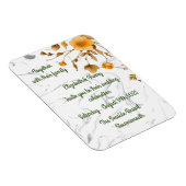 結婚式招待状 発表 ポストカード マグネット (右側)