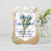 結婚式招待状（白色） (スタンド正面)