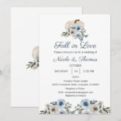 結婚式招待状、秋イン・ラブ結婚ズ 招待状 (正面/裏面)