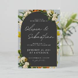 結婚式招待状 箔招待状